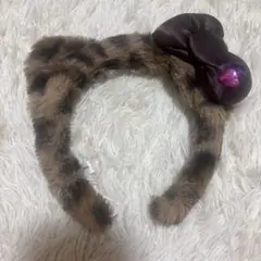 ハローキティ ヒョウ柄カチューシャ