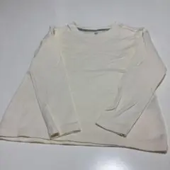 UNIQLO 長袖カットソー 120 アイボリー