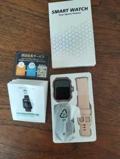 スマートウォッチBluetooth通話機能付き　多機能　ピンク