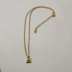 クレージュ courrèges paris ネックレス ゴールドカラー ロゴ