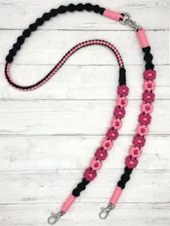 Mi_pp様専用【練習作品】ハンドメイド　マクラメ　3wayスマホショルダー