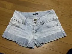 ショートパンツ　デニムパンツ 短パン　ライトブルー