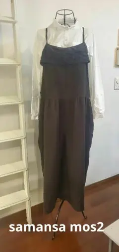 サロペットのみの販売。サマンサモスモス　スカラップレースキャミサロペット