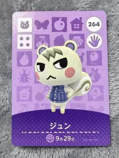 あつまれどうぶつの森　amiiboカード　　ジュン　あつ森