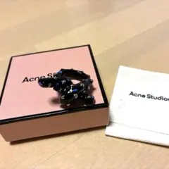 Acne Studios 21FWポーセリンリング/ショーピース/ブラック/S