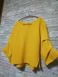 エレンディーク 　パフスリーブVネックのサムネイル