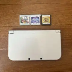 NEWニンテンドー3DSLL パールホワイト ソフト付き