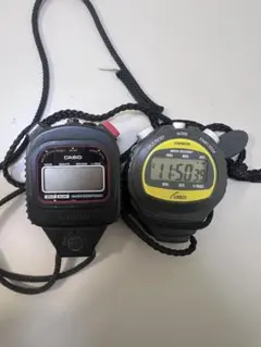 CASIO ストップウォッチ HS-10W 動作未確認　ジャンクのサムネイル