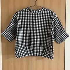 アーバンリサーチ ITEMS 半袖ブラウス チェックのサムネイル