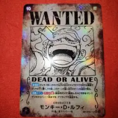 ワンピースカード　ルフィ　ニカ　SP SEC パラレル　手配書