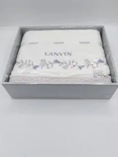 LANVIN バスタオル 花柄刺繍