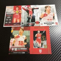 中川つかさ バレーボール女子日本代表 トレーディングカード 5枚セット