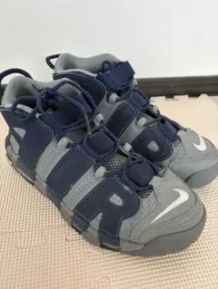 ナイキ エアモアアップテンポ 26cm ネイビーグレー 箱無し