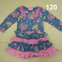 【美品】ディズニー　ミニーちゃんロンティ&スカート120cm