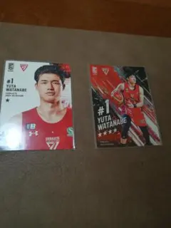 Bリーグリアルカード　千葉ジェッツ　渡邉選手　★4 ★1　2枚セット