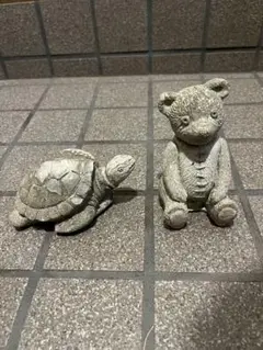 ワンダーデコール　亀と熊の2個セット