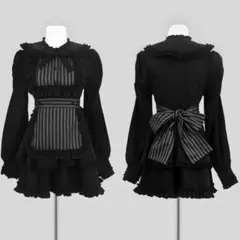 DimMoire【ディムモアール】絶メイドワンピース Black&Stripe - メルカリ
