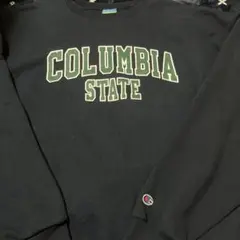 チャンピオン カレッジ スウェット プリント アーチ 2XL 紺 緑