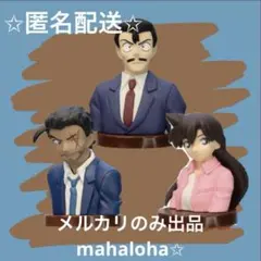 チョコエッグ　名探偵コナン5 毛利蘭　毛利小五郎　大和敢助　フィギュア　食玩