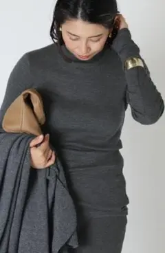 美品★MUSE de DEUXIEME CLASSE プルオーバー リブ ニット