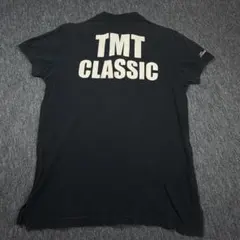 TMT CLASSIC 半袖ポロシャツ 黒 L ロゴのサムネイル