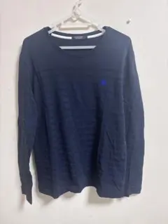☆タイムセール☆BURBERRY BLACK LABEL ネイビー 長袖セーター