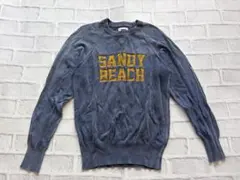 TMT ティーエムティー サガラ刺繍 ニット ブルーのサムネイル