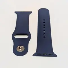 Apple Watchベーシックシリコンバンド　38/40/41mm　S/M　紺