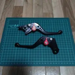 アドレスv125s アルミアルマイト 6段 ブレーキレバー レッド - メルカリ