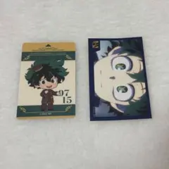 僕のヒーローアカデミア 緑谷出久 トレカ&ステッカー