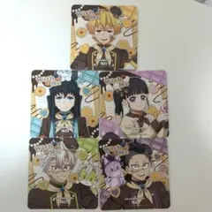 鬼滅の刃　バレンタイン&ホワイトデー　コースター　5点セット