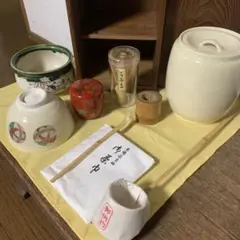 茶道具一式　短冊入り　9点セット　お抹茶お稽古　お値下げしました shusei1089.jpg 工芸品