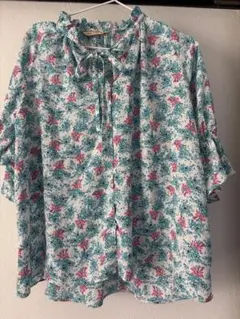 PAUL & JOE ユニクロ 花柄五分袖ブラウス