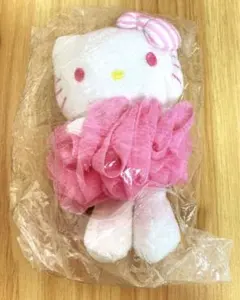 ハローキティ　バススポンジ　ピンク　新品