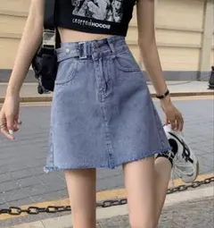 SHEIN デニムミニスカート