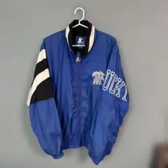 Starter ナイロンジャケット 青 UK刺繍