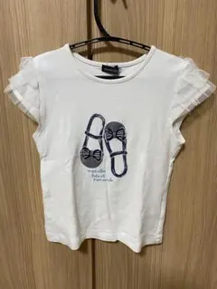 ＊美品＊BeBeフリル袖Tシャツ130cm