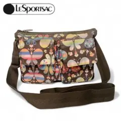 LeSportsac レスポートサック ショルダーバッグ 蝶々柄 ハート柄