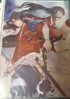 刀剣乱舞　二周年記念祝画描き下ろし　A4クリアファイル　和泉守兼定　陸奥守吉行