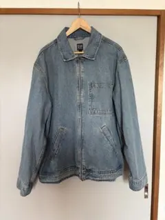 GAP デニムジャケット Lサイズ デニムブルー　カバーオール