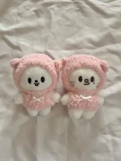 ①グレー skzoo テディベア くま ぬい服 10cmぬい - メルカリ