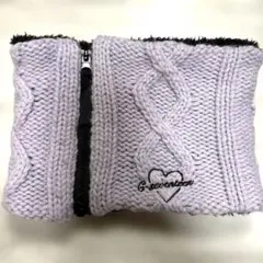 ネックウォーマー パープル　キッズサイズ