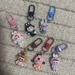 ラブブミニストラップ6個セット