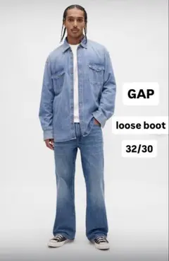 【GAP ルーズフィットブーツカットデニム】のサムネイル
