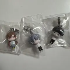 エヴァンゲリオン　めじるしアクセサリー　カヲル　シンジ　マリ　ガチャガチャ