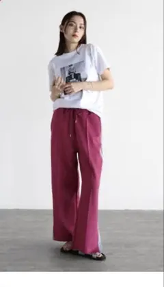 RADIATE ラディエイト　サイドラインジャージパンツ　ダークピンク　ヤマダヤ