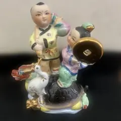 【開運・招福】中国骨董 陶器置物 唐子 桃 金貨 龍 亀 鶴 吉祥縁起物 2026年最新】中国 置物 福の人気アイテム - メルカリ