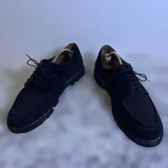 【美品】Berwick 1707 ブラックスエード ドレスシューズ　8.5サイズのサムネイル