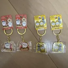 大阪　通天閣　たこ焼き　ちいかわ　ハチワレキーホルダー