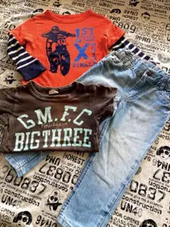 ベビーキャップ子供服　H&M男の子子供服　95